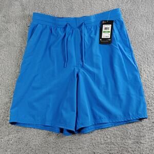 NWT Under Armour Mantra Hybrid UPF 40 Men's Large Photon Blue 7.5 Shorts 1386065
